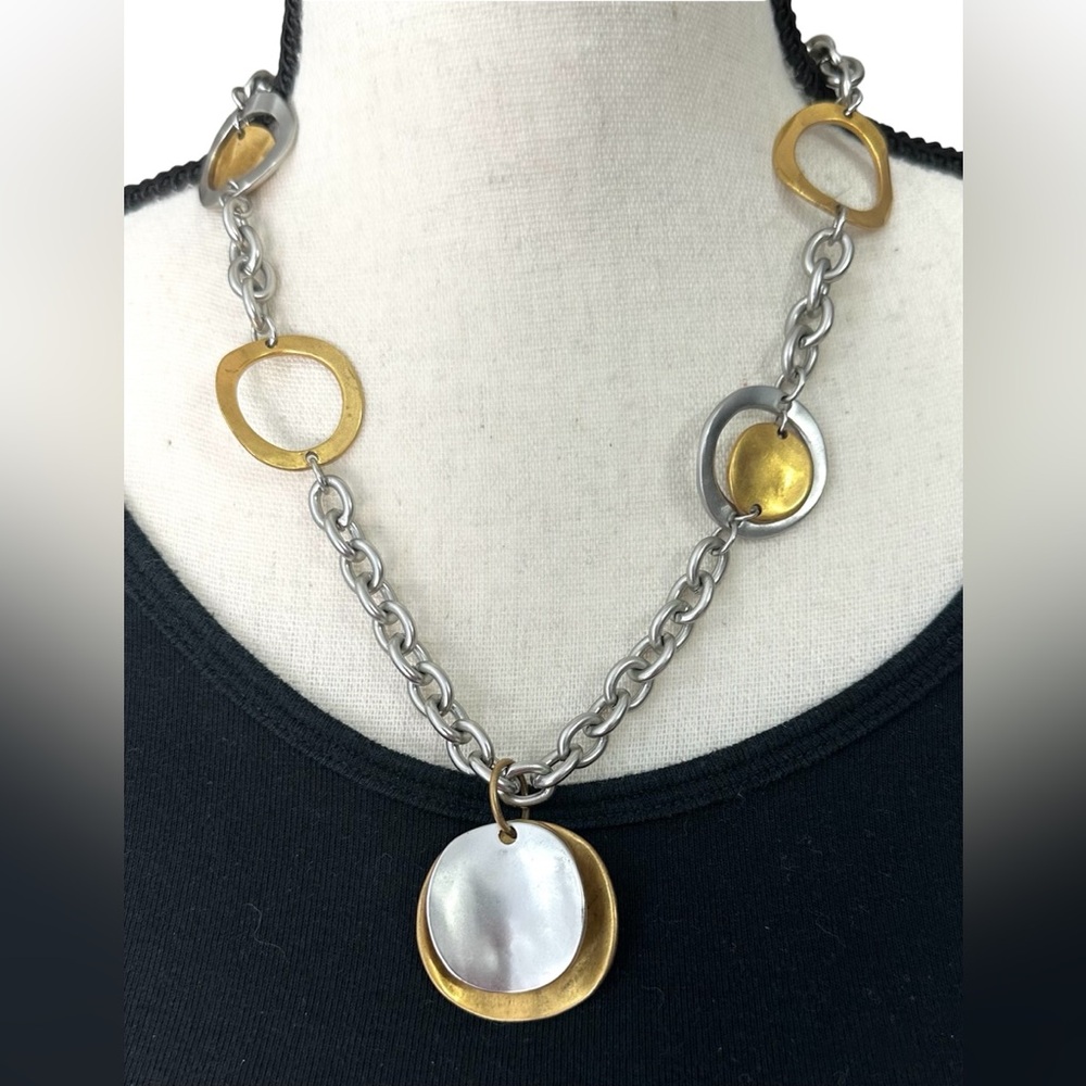 💛Premier Designs Silver and Gold Tone Necklace
